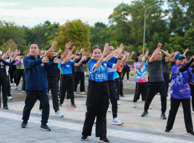 กลุ่มส่งเสริมสหกรณ์ 1 ร่วมกิจกรรมออกกำลังกายทุกวันพุธ ... พารามิเตอร์รูปภาพ 3